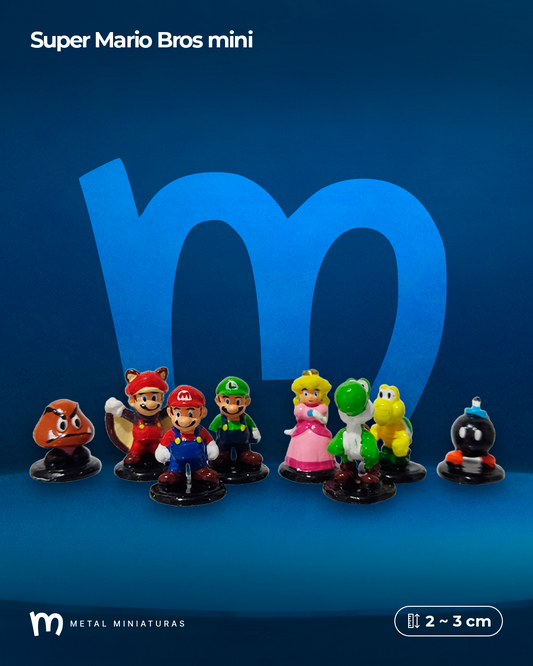 Turma Super Mário Bros MINI